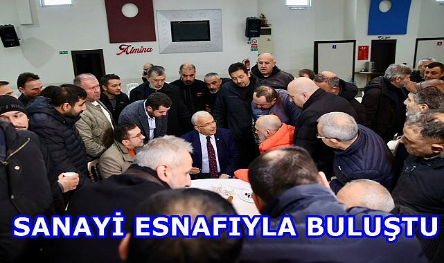 Başkan Güler Sanayi Esnafıyla Buluştu