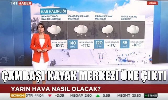 Çambaşı Kayak Merkezi Ulusal Televizyonların Radarına Girdi!