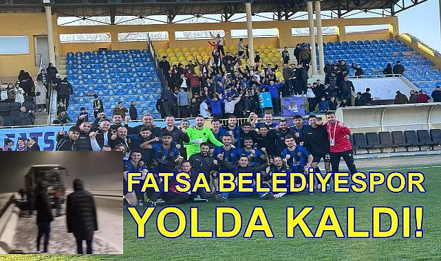 Fatsa Belediyespor Adıyaman&#039;a Giderken Yolda Mahsur Kaldı