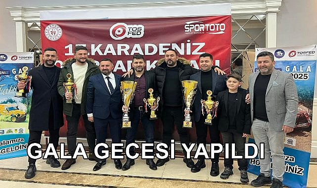 Karadeniz Off Road Kupası Gala Gecesi Fatsa&#039;da Yapıldı
