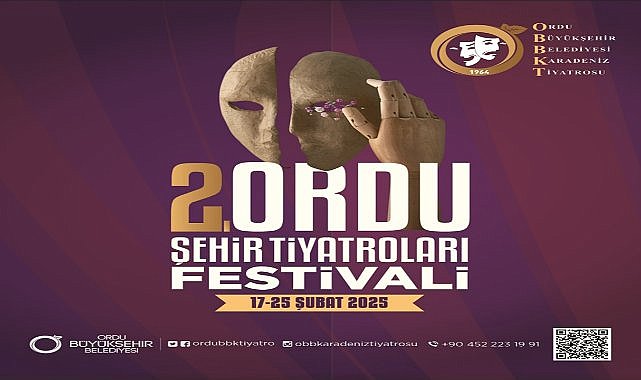 Ordu 2. Şehir Tiyatro Festivali 17 Şubat&#039;ta Başlıyor