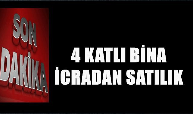 Ordu Altınordu&#039;da 4 Katlı Bina ve Arsası İcradan Satılacak