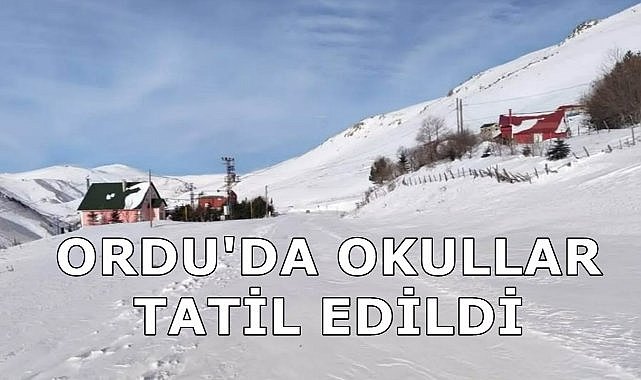 Ordu&#039;da 19 Şubat Tarihinde Tatil Edilen Okullar Açıklandı; 10 İlçede Tamamen 9 İlçede Kısmen Tatil!