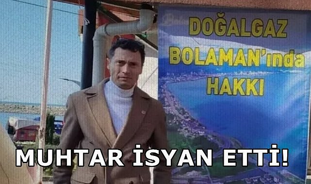 Ordu&#039;da İsyan Eden Muhtar Mahalleye Afiş Astı!
