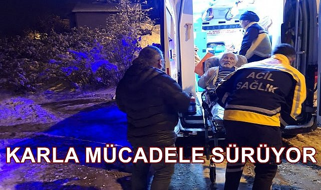 Ordu&#039;da Kardan Kapanan Yollar Açıldı