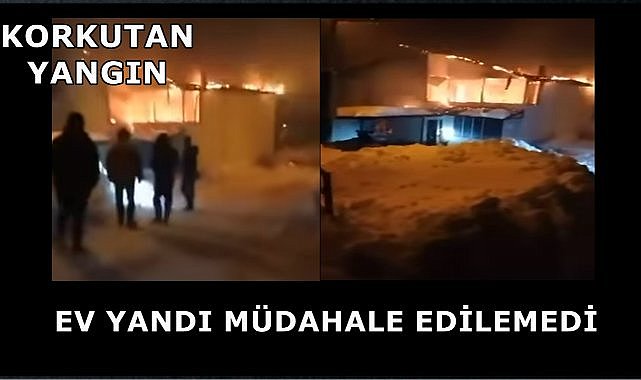 Ordu&#039;da Korkutan Yangın; Ev Yandı Müdahale Edilemedi