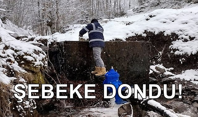 Ordu&#039;da Soğuk ve Kar Yağışı Nedeniyle İçme Suyu Şebekeleri Dondu!