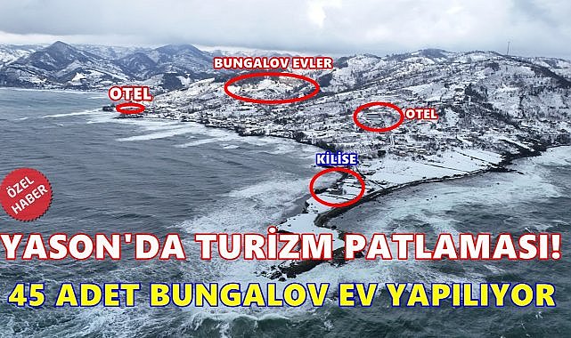 Oscar Ödüllü Yönetmen Christopher Nolan&#039;ın Film Çekeceği Yason&#039;da 45 Adet Bungalov Ev Yapılıyor