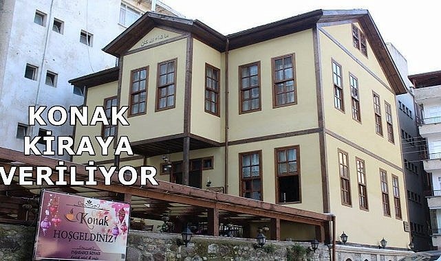 Ünye&#039;de Tarihi Paşabahçe Konağı İhale İle Kiraya Veriliyor