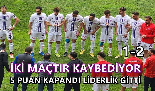 52 Orduspor&#039;un İnanılmaz Çöküşü; Ordu&#039;da Aliağa FK Güldü: 1-2