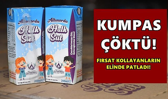 Altınordu Belediyesi&#039;ne Halk Süt Üzerinden Kurulan Kumpas Çöktü!