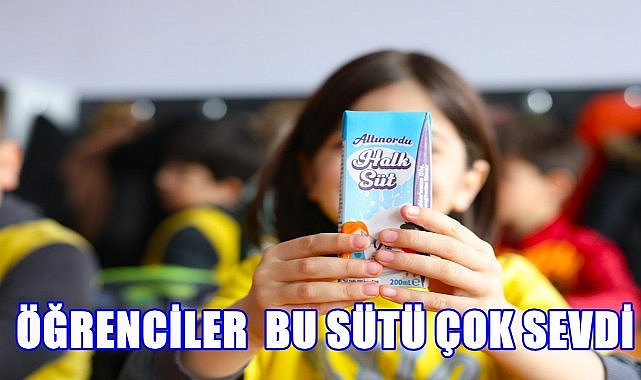 Altınordu&#039;da Her Gün 5 Bin Öğrenci Halk Süt İçiyor