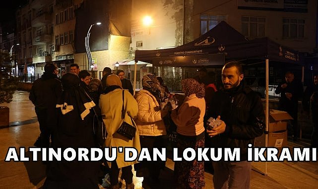 Altınordu, Ramazanda Lokum İkram Ediyor