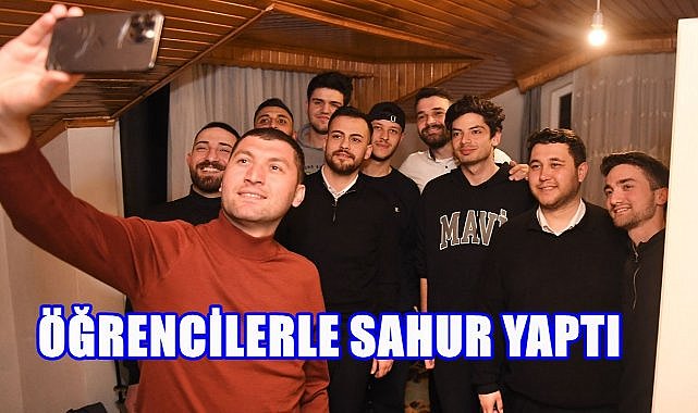 Başkan Tepe Öğrencilerle Sahur Yaptı