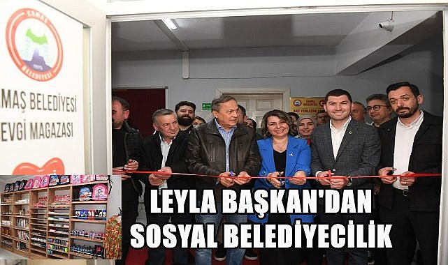 Çamaş Belediyesi&#039;nden Sosyal Belediyecilik Örneği; Sevgi Mağazası Açıldı