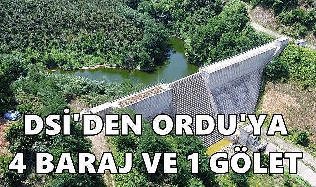 DSİ Ordu Üniversitesi&#039;ne Baraj Yaptı