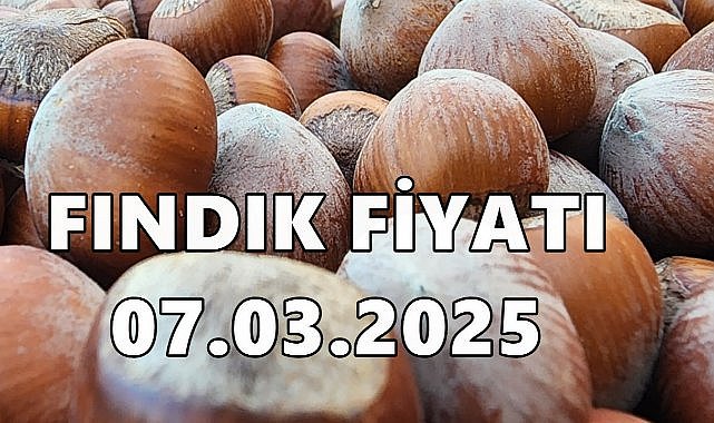 Fındık Fiyatı 7 Mart 2025 Cuma