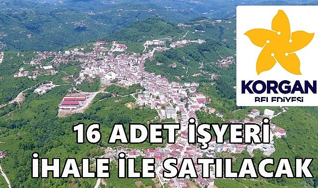 Ordu&#039;da O Belediye 16 Adet İşyerini Satışa Çıkarttı