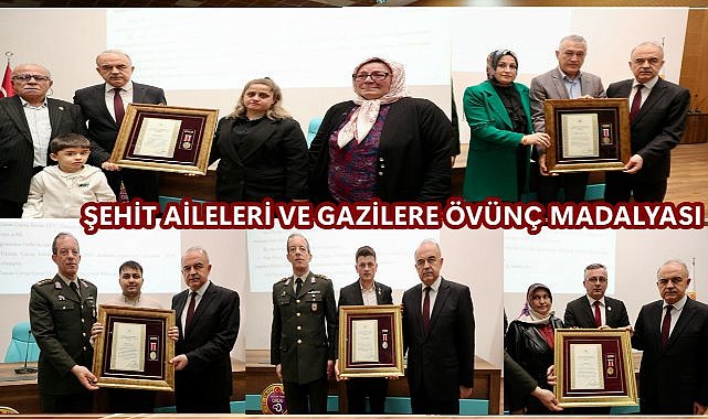 Ordu&#039;da Şehit Aileleri ve Gazilere Devlet Övünç Madalyası Verildi