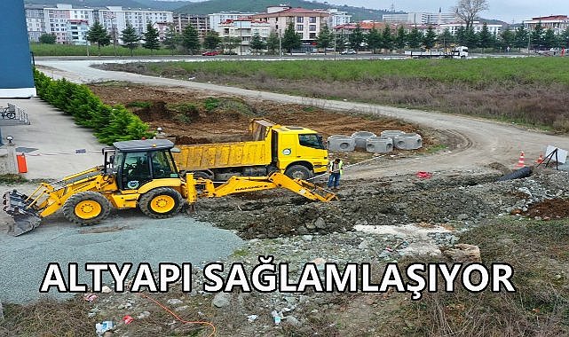 Ordu&#039;nun O İlçesinde Sağlam Altyapı; Yağmur Suyu Hattı Döşendi
