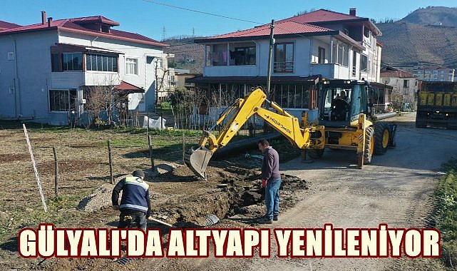 Ordu&#039;nun O İlçesinin Altyapısı Yenileniyor