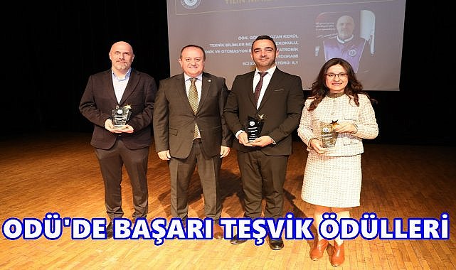 Ordu Üniversitesi&#039;nde Başarı Teşvik Ödülleri Sahiplerini Buldu