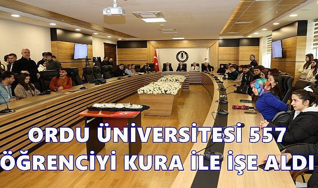 Ordu Üniversitesi Noter Kurası ile 557 Öğrenciyi İşe Aldı