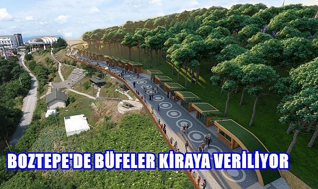 ORTUR Boztepe&#039;deki Büfeleri Kiraya Veriyor