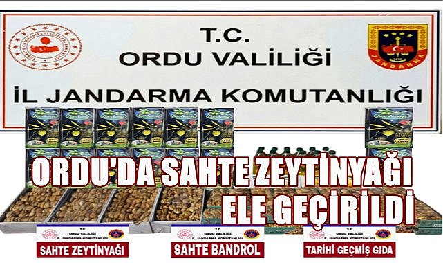 Yediğiniz İçtiğinize Dikkat; Ordu&#039;da Sahte Zeytinyağı Ele Geçirildi