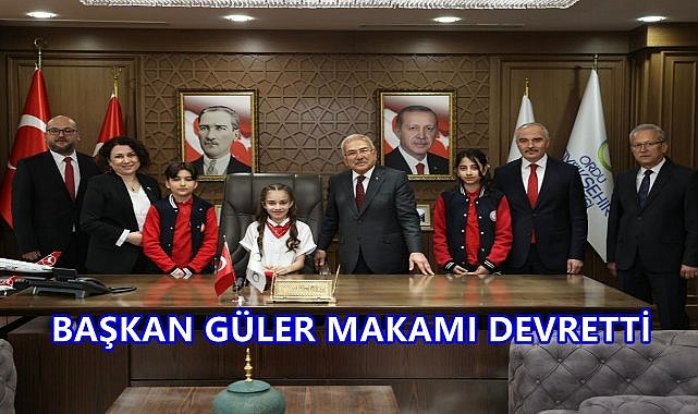 23 Nisan&#039;da Makam Çocukların; OBB&#039;de Güler Makamı Cemre Su Korkmaz&#039;a Devretti