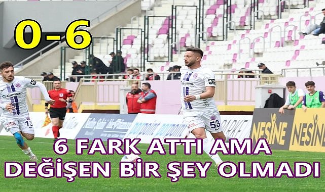 52 Orduspor Ankara&#039;da Çankaya&#039;ya Yarım Düzine Gol Attı: 6-0