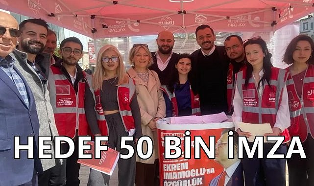 Altınordu&#039;da İmamoğlu İçin Verilen İmza Sayısı 20 Bini Geçti