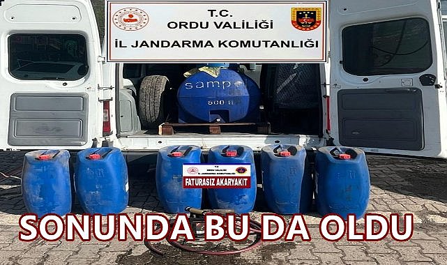 Bu Araçtan Akaryakıt İstasyonu Çıktı; Jandarma Göz Açtırmadı
