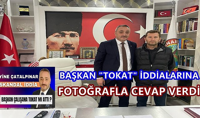 Çatalpınar Belediyesi&#039;nde Başkan Operatöre Tokat Attı mı? Başkan Fotoğrafla Açıklama Yaptı!