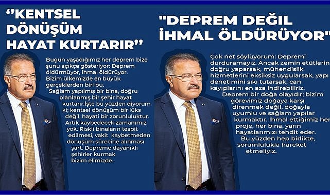 Nihat Şen; Depreme Hazırlığın Anahtarı Kentsel Dönüşüm