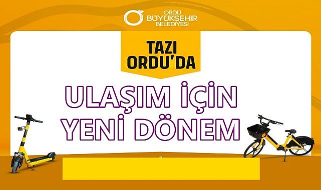 Ordu Çevreci Ulaşım Aracı TAZI ile Tanışıyor