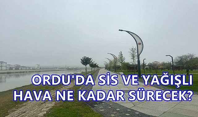 Ordu&#039;da Hava Durumu Sis ve Yağmur Devam Ediyor