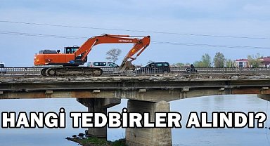 Ordu'da Melet Köprüsü Yıkıldı; Trafik Akışı Yeniden Düzenlendi