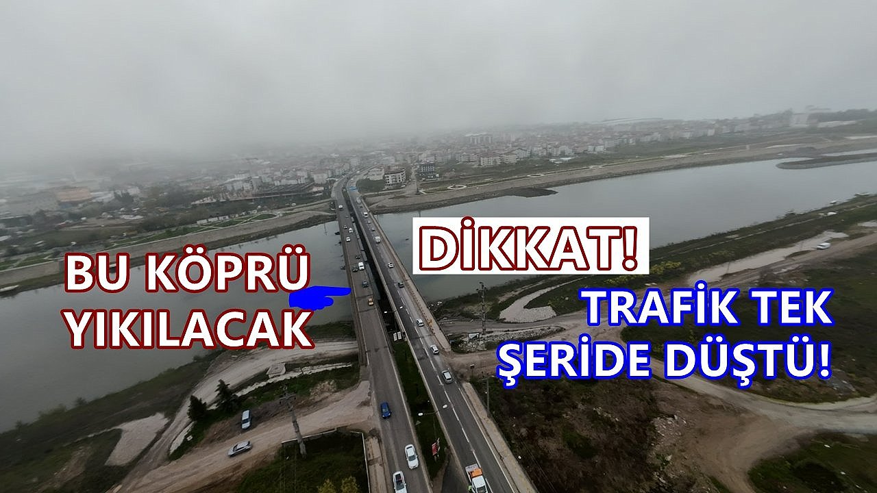 Ordu'da Yıkılacak Köprü Ulaşıma Kapatıldı; Bölgede Trafik Yoğunluğu Yaşanıyor