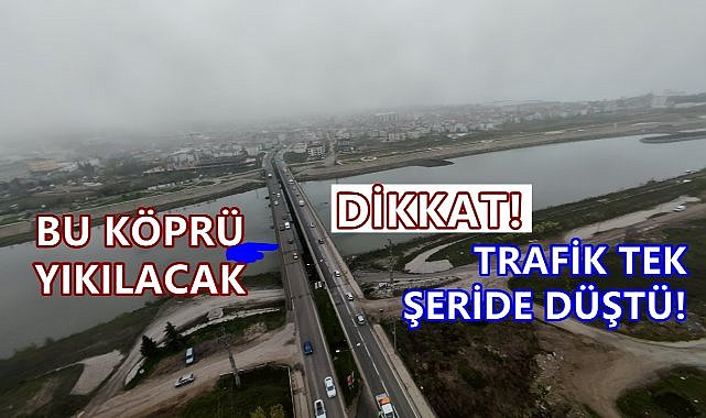 Ordu&#039;da Yıkılacak Köprü Ulaşıma Kapatıldı; Bölgede Trafik Yoğunluğu Yaşanıyor