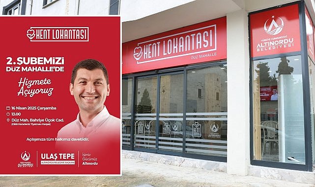 Ordu&#039;nun İkinci Kent Lokantası Çarşamba Günü Açılıyor; 4 Kap Yemek 75 TL