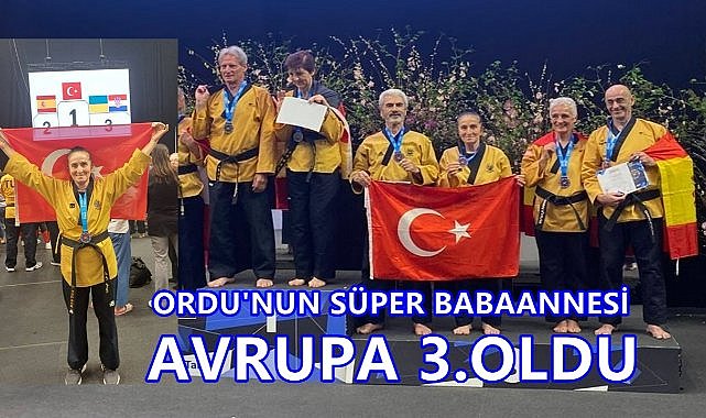 Ordu&#039;nun Süper Babaannesi Avrupa 3. Oldu