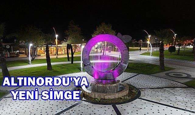 Ordu&#039;nun Yeni Simgesi &quot;Su Yelpazesi Anıtı&quot; Tamamlandı