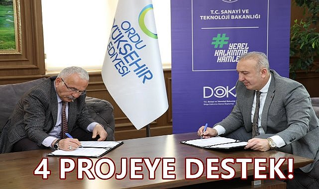 Ordu&#039;ya 80.7 Milyon TL&#039;lik Dev Yatırım; Tarımdan Ulaşıma 4 Proje Hayat Geçiyor!