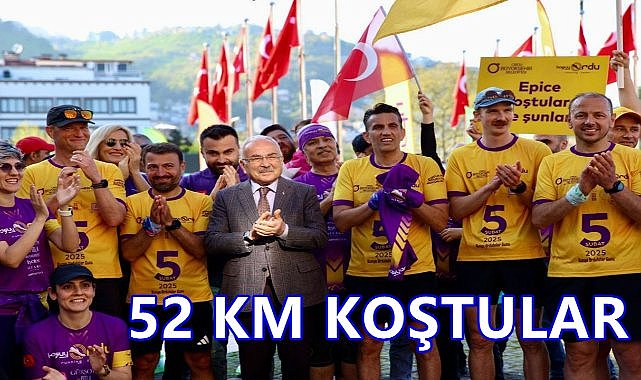 Ordulular Plakadan İlham Alıp 52 Km Koştular; Fatsa&#039;dan Altınordu&#039;ya!