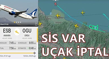 Son Dakika..Ordu Giresun Havalimanı'nda Sis Kabusu; Seferler İptal!