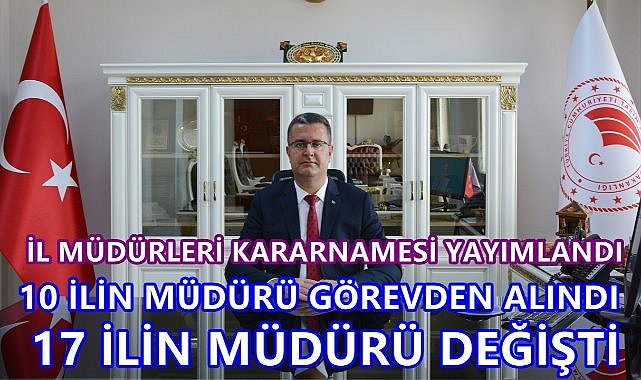 Tarım İl Müdürlüklerinde Büyük Değişim; 10 İlin Müdürü Görevden Alındı, 17 İlin Müdürü Değişti