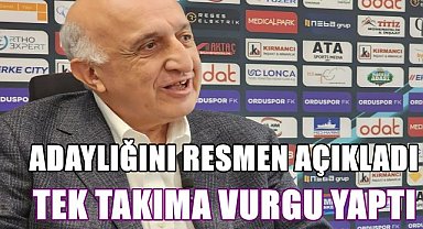 52 Orduspor'da Şükrü Bodur Resmen Aday; Başarı İçin Tek Takım Vurgusu