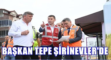 Altınordu'da Mahalle Mahalle Hizmet Seferberliği; Başkan Tepe Şirinevler'de