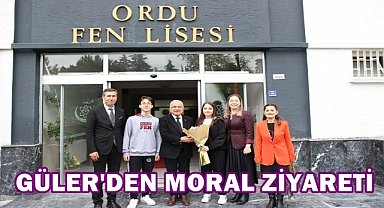 Başkan Güler PISA Sınavına Girecek Fen Lisesi Öğrencilerini Ziyaret Etti